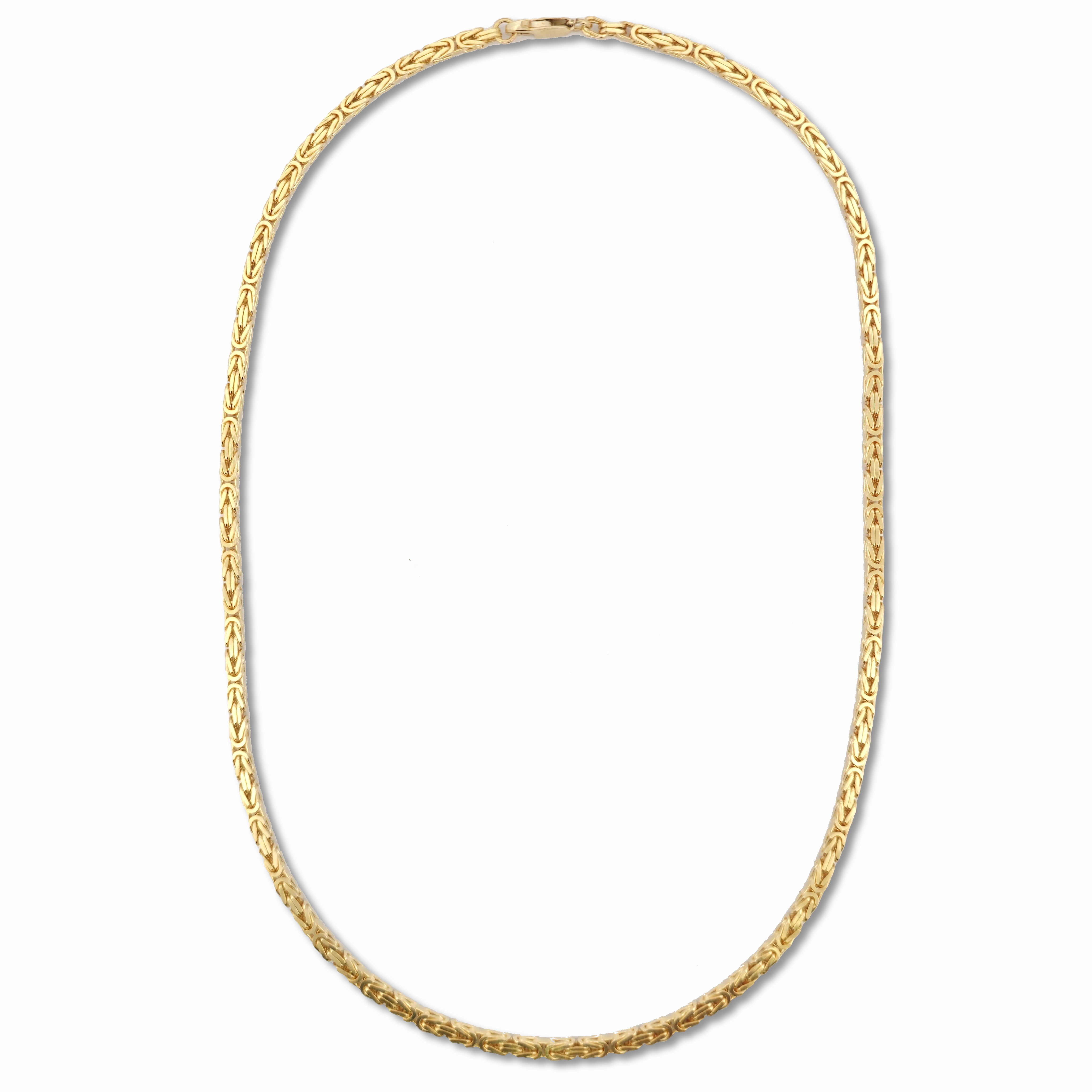 Prachtige koningsketting 2,8 mm breed en 46 cm lang